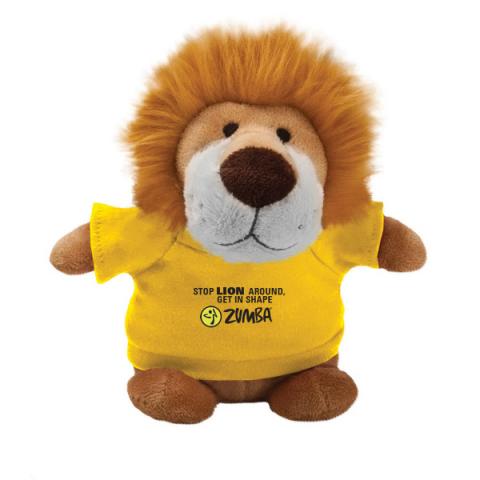 Lion stuffed animal custom logo